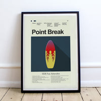 Load image into Gallery viewer, Point Break Inspired Mid-Century Modern Print | 12&quot;x18&quot; or 18&quot;x24&quot; Print only
