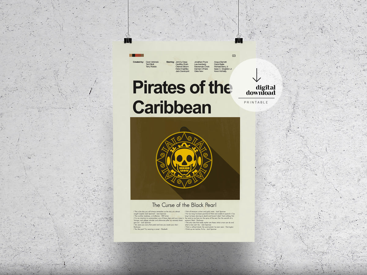 Pirates of the Caribbean | DIGITAL ARTWORK DOWNLOAD