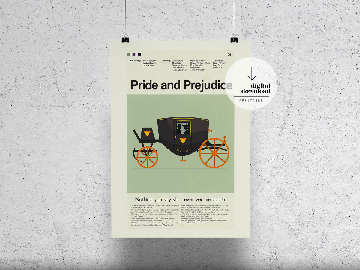 Pride and Prejudice - BBC | DIGITAL ARTWORK DOWNLOAD
