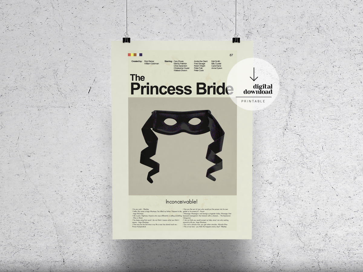 The Princess Bride | DIGITAL ARTWORK DOWNLOAD