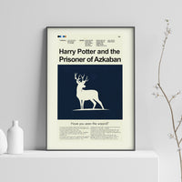 Load image into Gallery viewer, Harry Potter and the Prisoner of Azkaban Inspired Mid-Century Modern Print | 12&quot;x18&quot; or 18&quot;x24&quot; Print only

