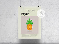Load image into Gallery viewer, Psych | DIGITAL ARTWORK DOWNLOAD
