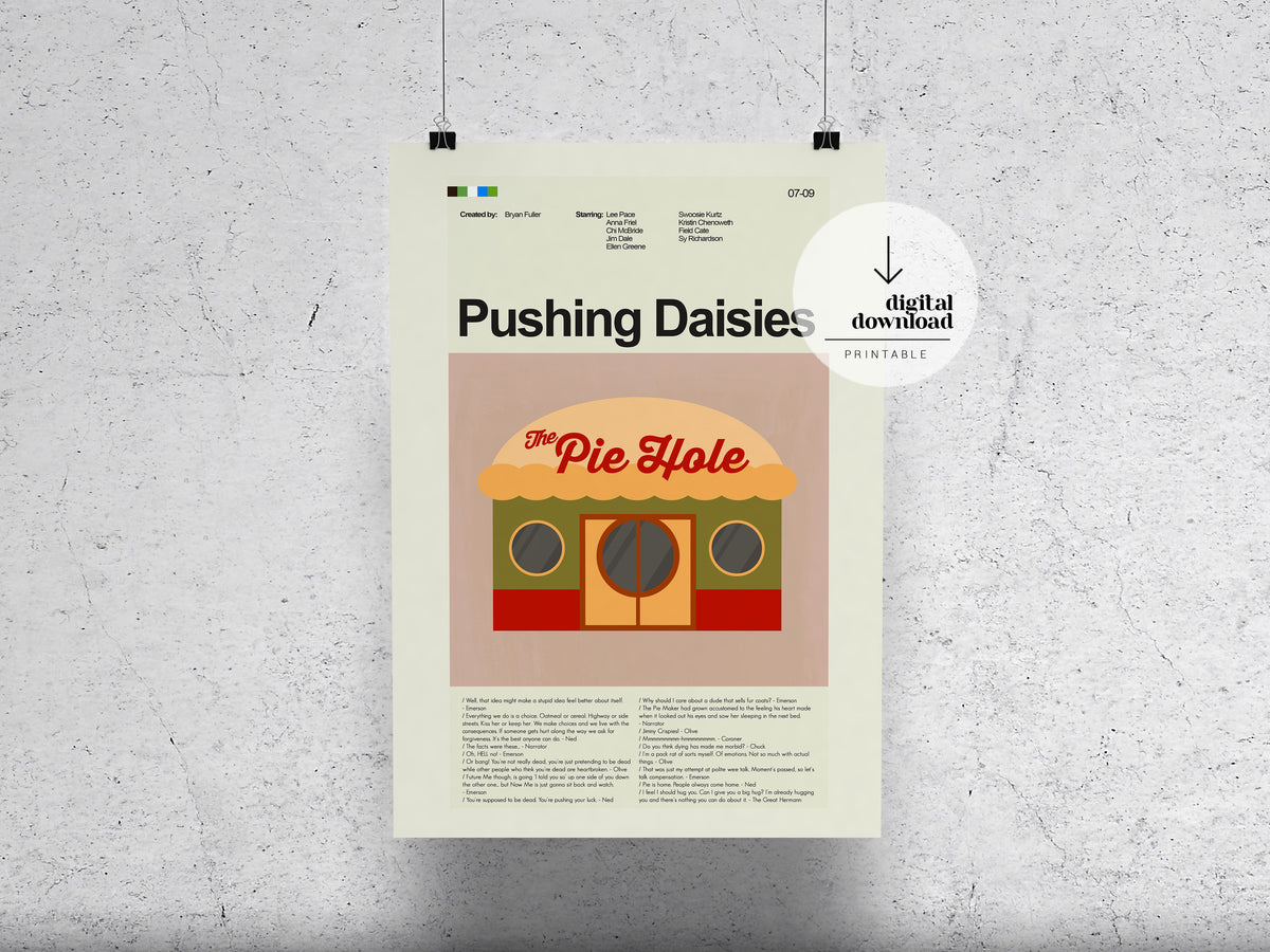 Pushing Daises | DIGITAL ARTWORK DOWNLOAD