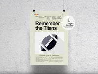 Load image into Gallery viewer, Remember the Titans | DIGITAL ARTWORK DOWNLOAD
