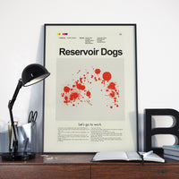 Load image into Gallery viewer, Reservoir Dogs Inspired Mid-Century Modern Print | 12&quot;x18&quot; or 18&quot;x24&quot; Print only
