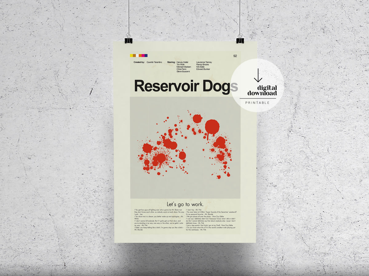 Reservoir Dogs | DIGITAL ARTWORK DOWNLOAD