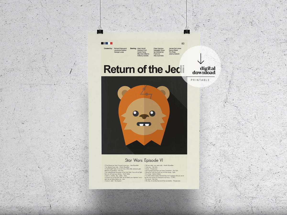 Return of the Jedi (Star Wars Episode VI) | DIGITAL ARTWORK DOWNLOAD