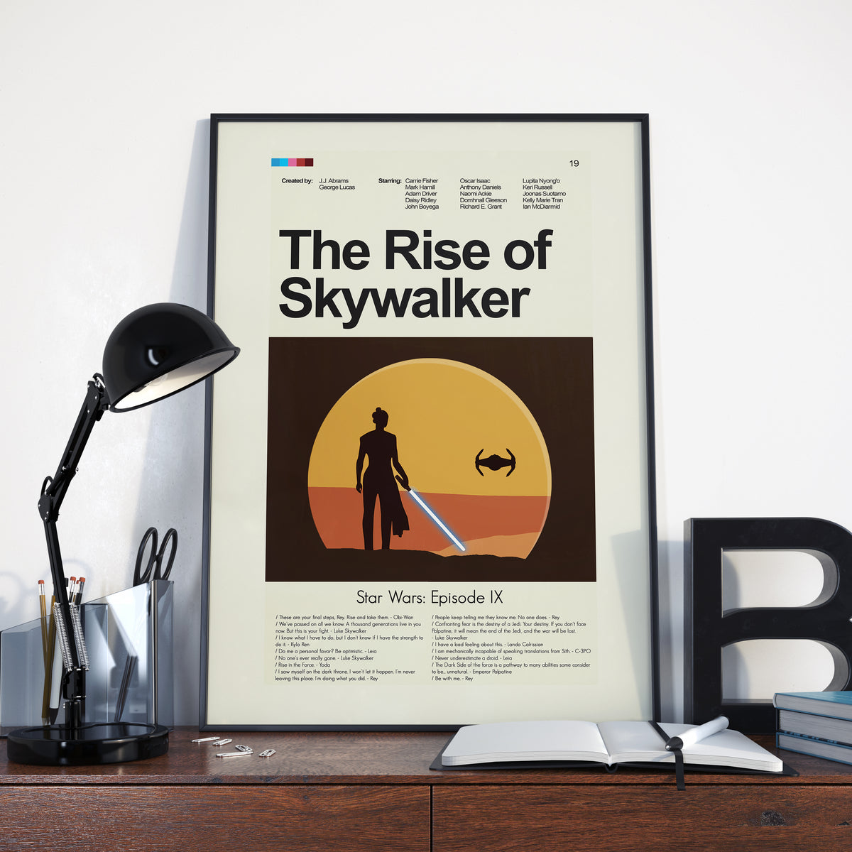 The Rise of Skywalker: Star Wars Episode IX - Death Star | 12"x18" or 18"x24" Print only