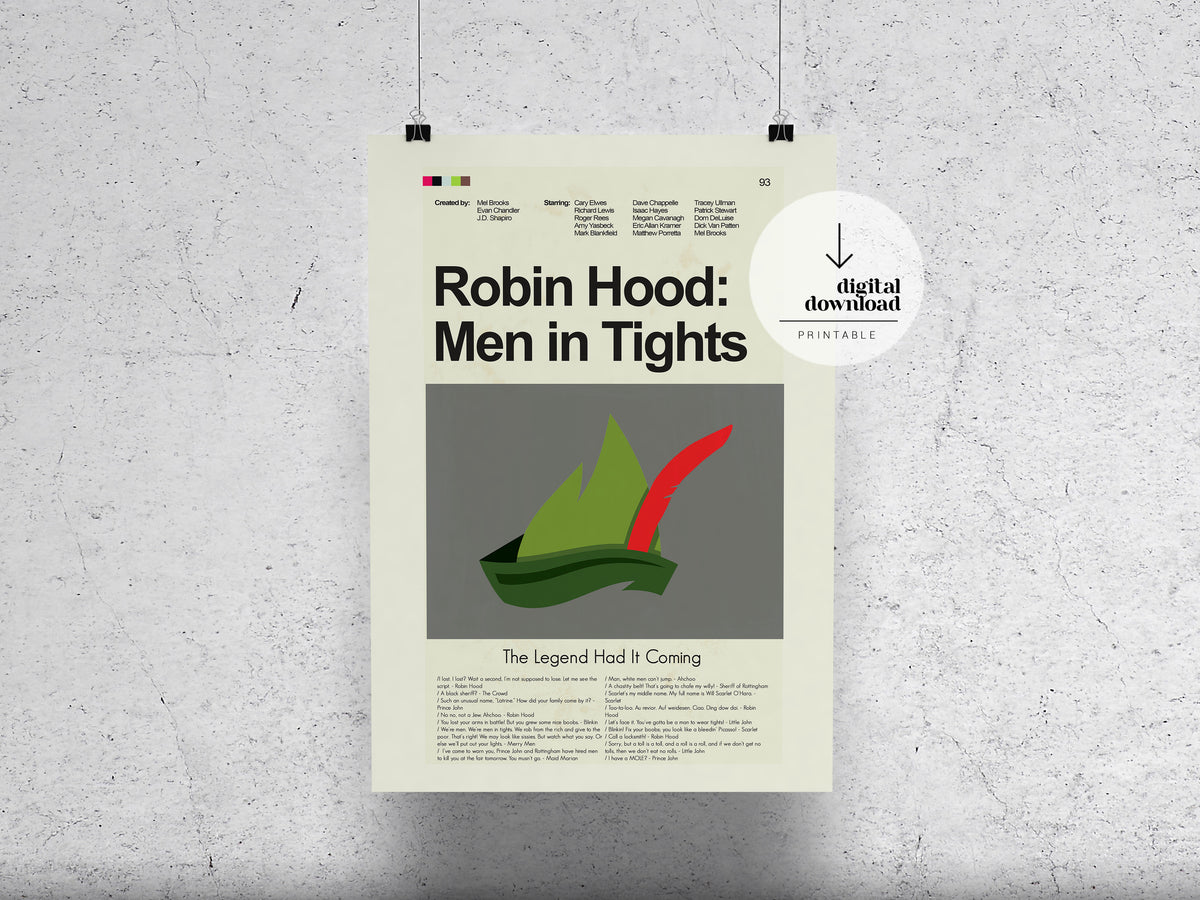 Robin Hood: Men in Tights | DIGITAL ARTWORK DOWNLOAD