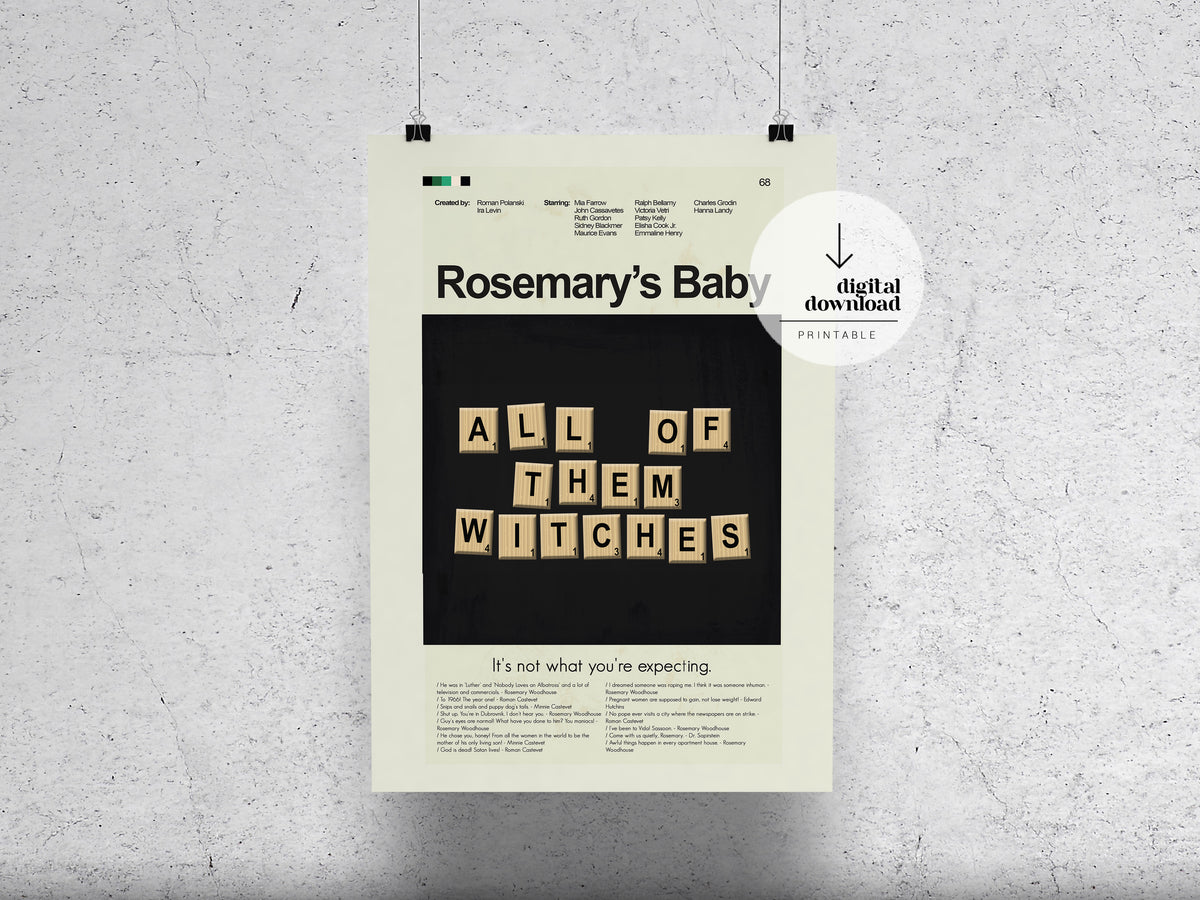 Rosemary's Baby | DIGITAL ARTWORK DOWNLOAD