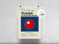 Load image into Gallery viewer, Rudolph the Red-Nosed Reindeer | DIGITAL ARTWORK DOWNLOAD
