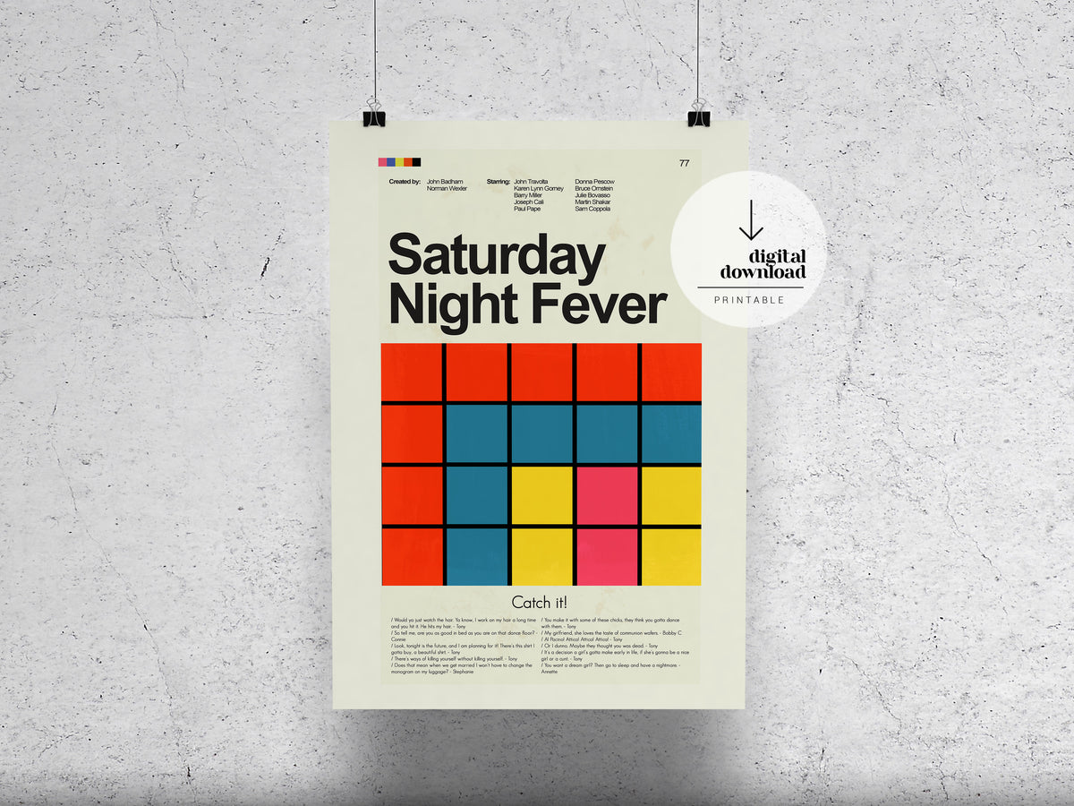 Saturday Night Fever | DIGITAL ARTWORK DOWNLOAD