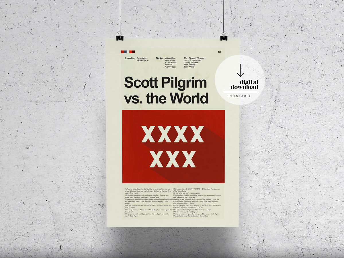 Scott Pilgrim vs. the World | DIGITAL ARTWORK DOWNLOAD