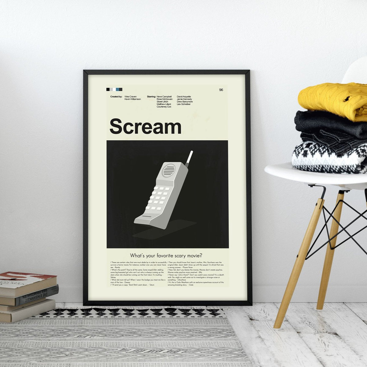 Scream - Cordless Phone | 12"x18" or 18"x24" Print only