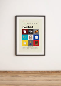 Load image into Gallery viewer, Seinfeld Inspired - The Series Mid-Century Modern Print LARGE | 18&quot;x24&quot; Print only

