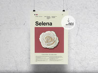 Load image into Gallery viewer, Selena | DIGITAL ARTWORK DOWNLOAD
