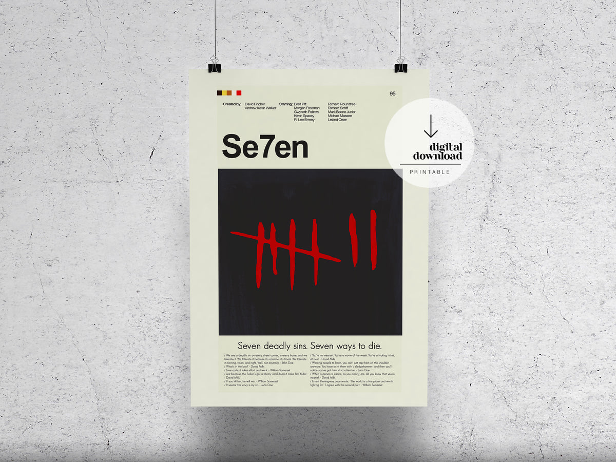 Se7en (Seven) | DIGITAL ARTWORK DOWNLOAD