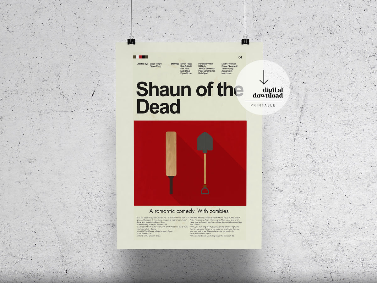 Shaun of the Dead | DIGITAL ARTWORK DOWNLOAD
