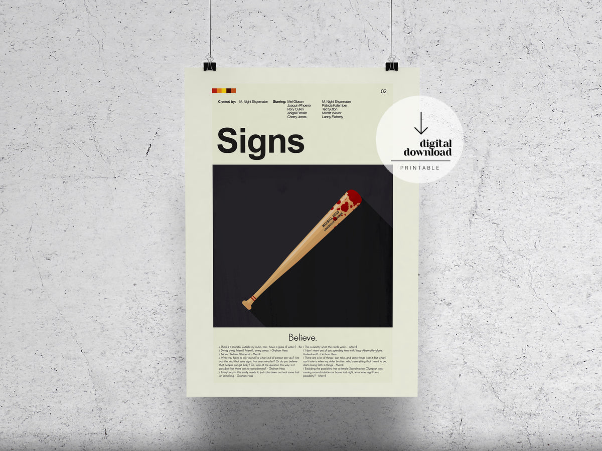 Signs | DIGITAL ARTWORK DOWNLOAD