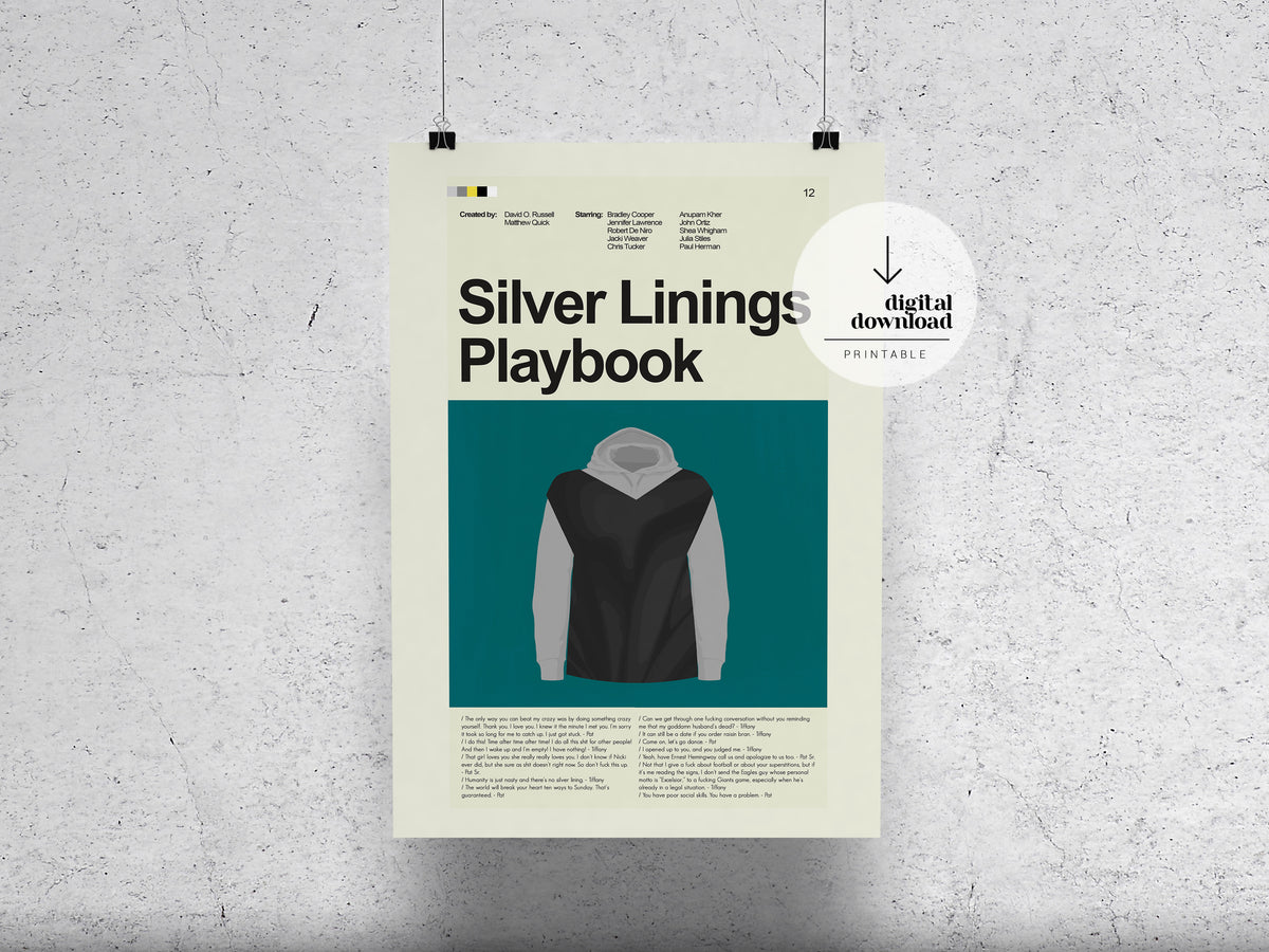 Silver Linings Playbook | DIGITAL ARTWORK DOWNLOAD