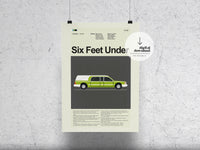 Load image into Gallery viewer, Six Feet Under | DIGITAL ARTWORK DOWNLOAD
