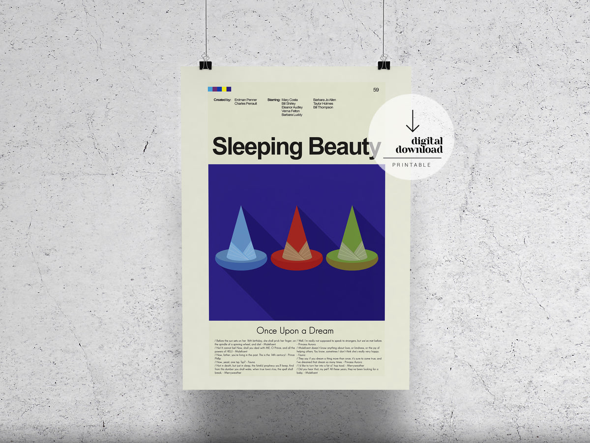 Sleeping Beauty | DIGITAL ARTWORK DOWNLOAD