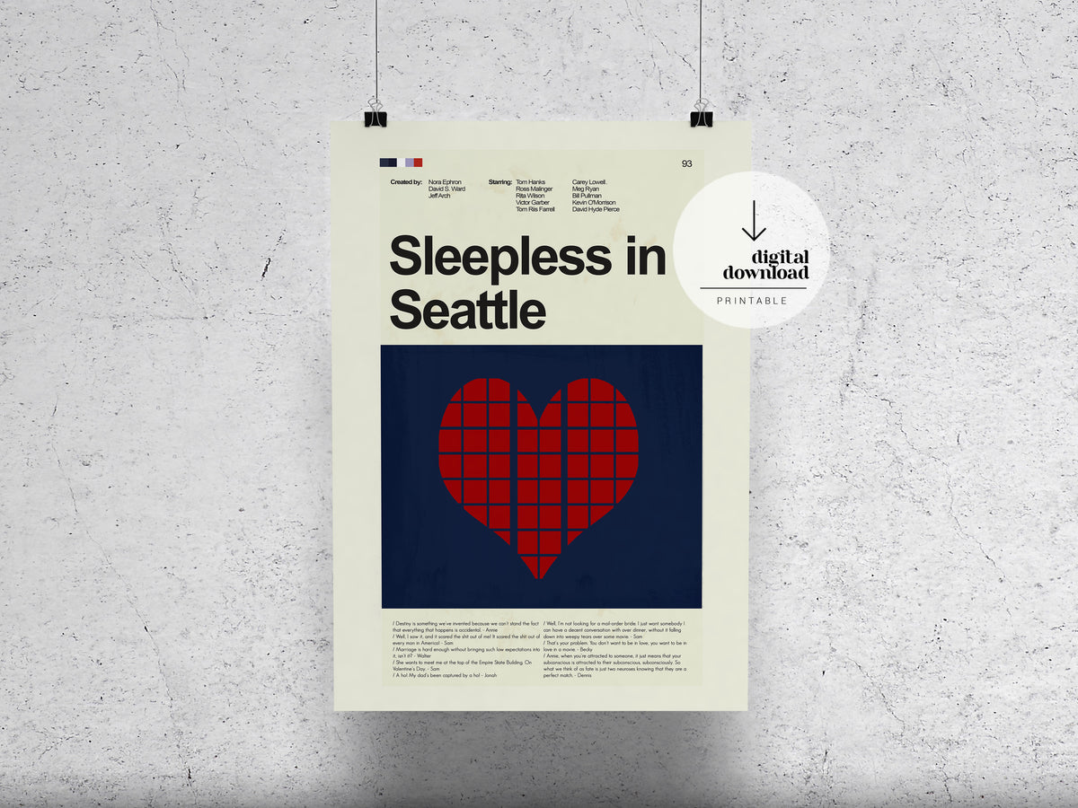 Sleepless in Seattle | DIGITAL ARTWORK DOWNLOAD