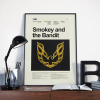 Load image into Gallery viewer, Smokey and the Bandit Inspired Mid-Century Modern Print | 12&quot;x18&quot; or 18&quot;x24&quot; Print only
