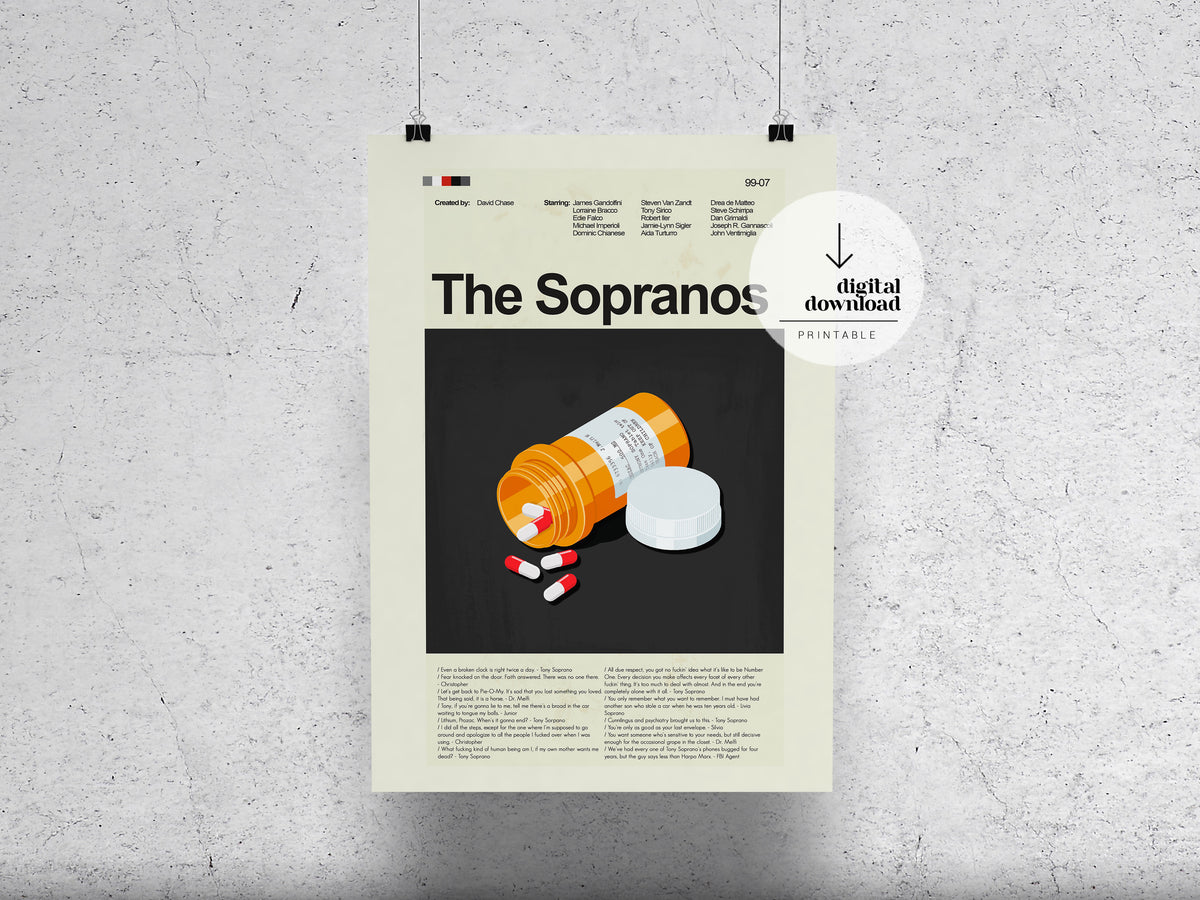 The Sopranos | DIGITAL ARTWORK DOWNLOAD