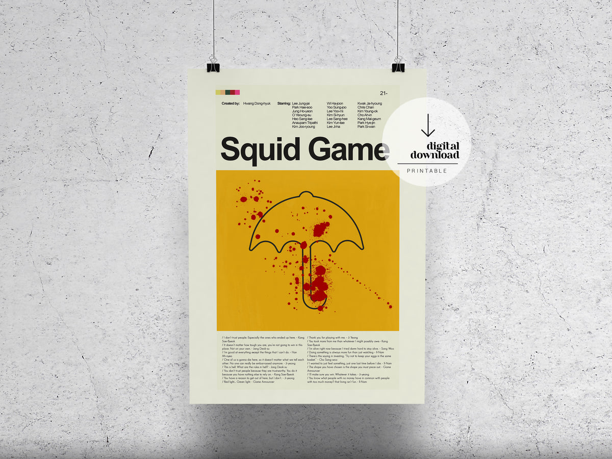 Squid Game | DIGITAL ARTWORK DOWNLOAD