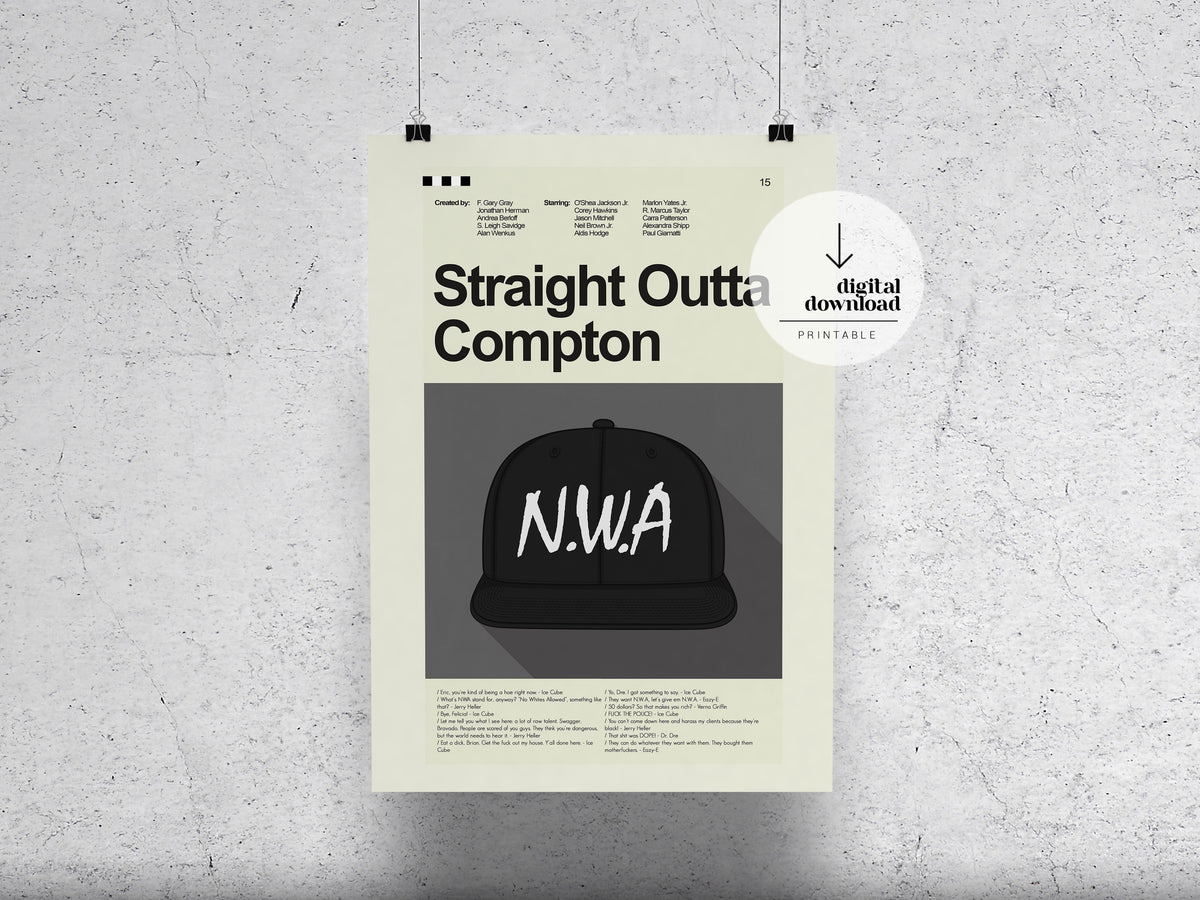 Straight Outta Compton | DIGITAL ARTWORK DOWNLOAD