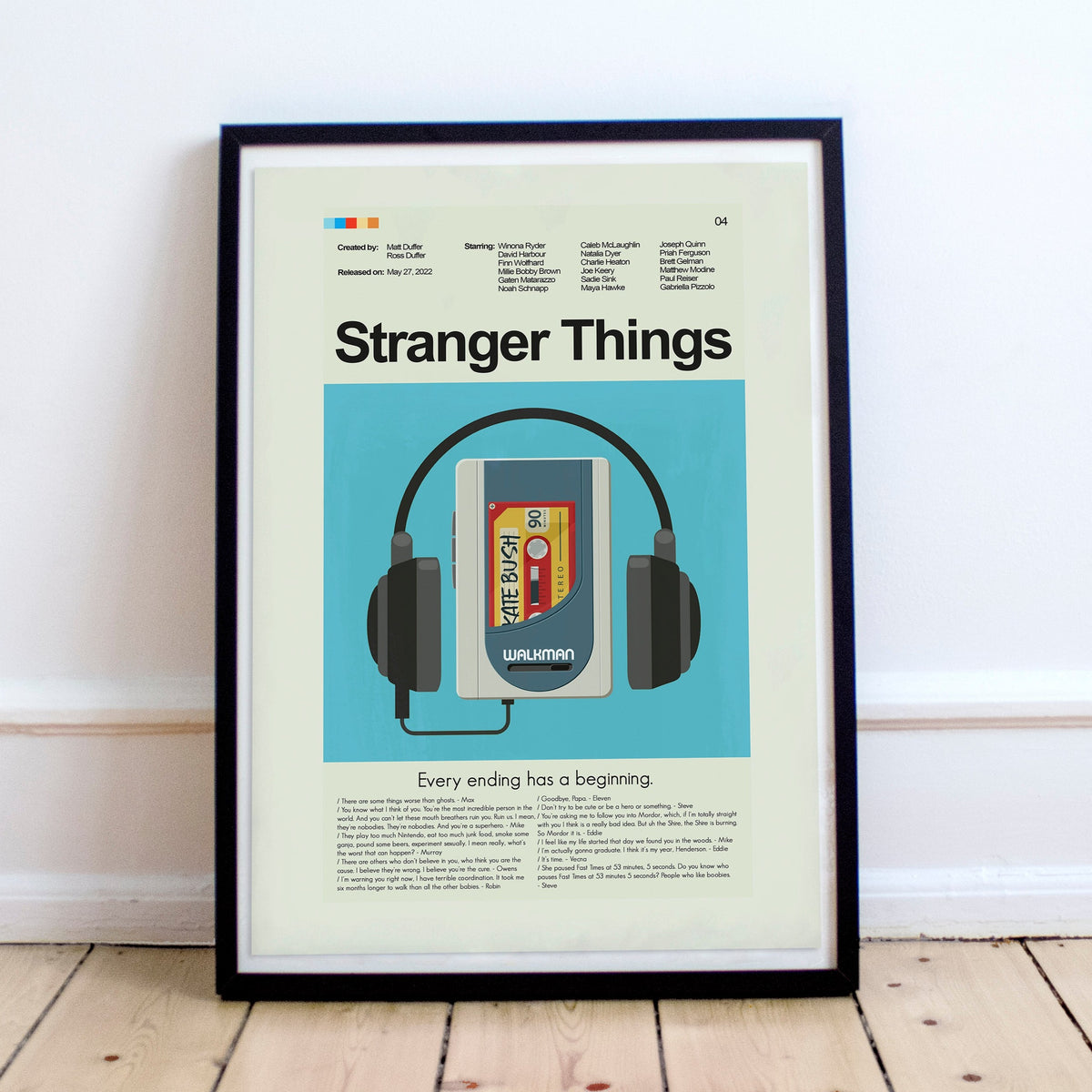 Stranger Things (Season 4) - Max's Walkman | 12"x18" Print Only
