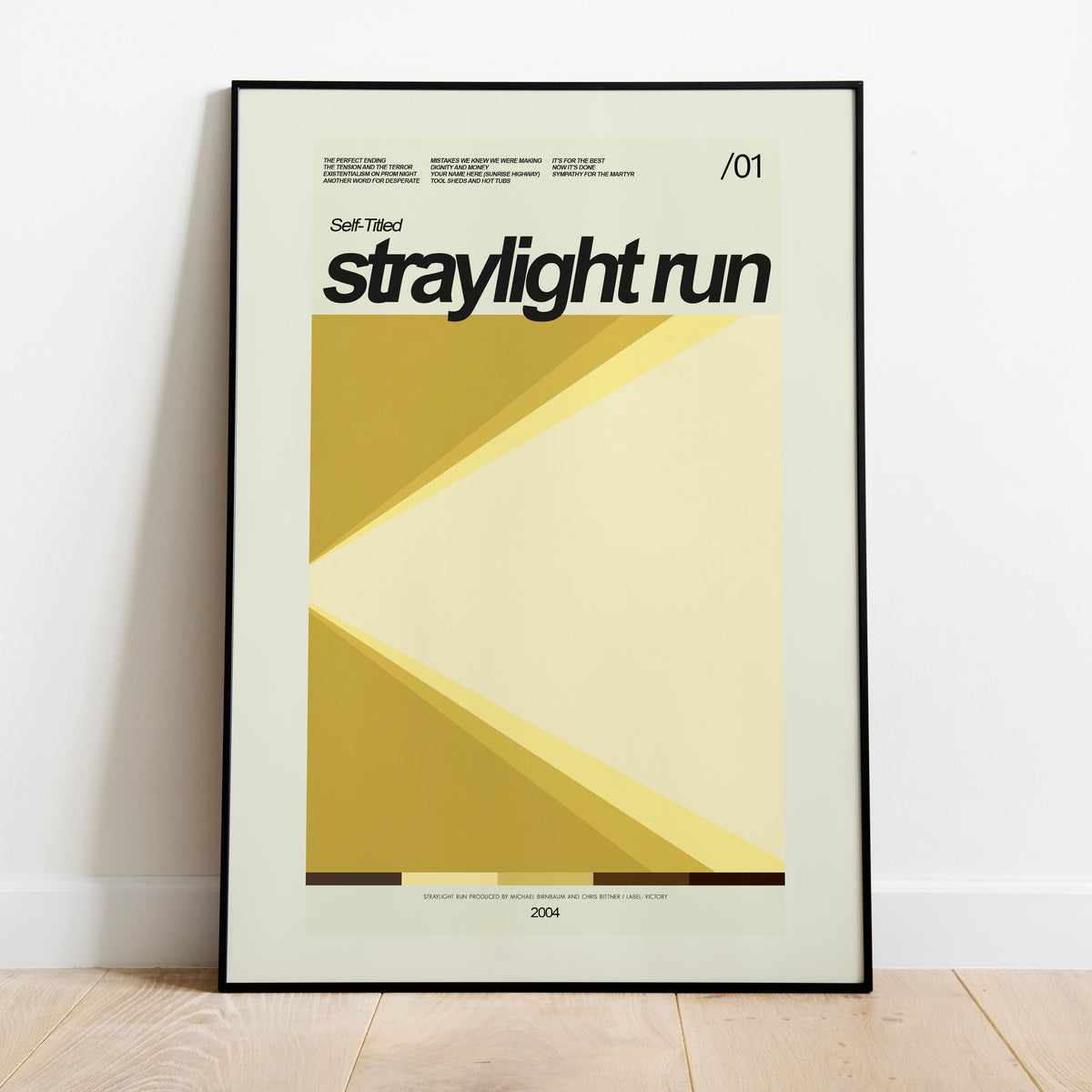 Straylight Run - Self-Titled (album) Inspired | 12"x18" or 18"x24" Print only