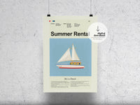 Load image into Gallery viewer, Summer Rental | DIGITAL ARTWORK DOWNLOAD
