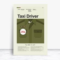 Load image into Gallery viewer, Taxi Driver Inspired Mid-Century Modern Print | 12&quot;x18&quot; or 18&quot;x24&quot; Print only
