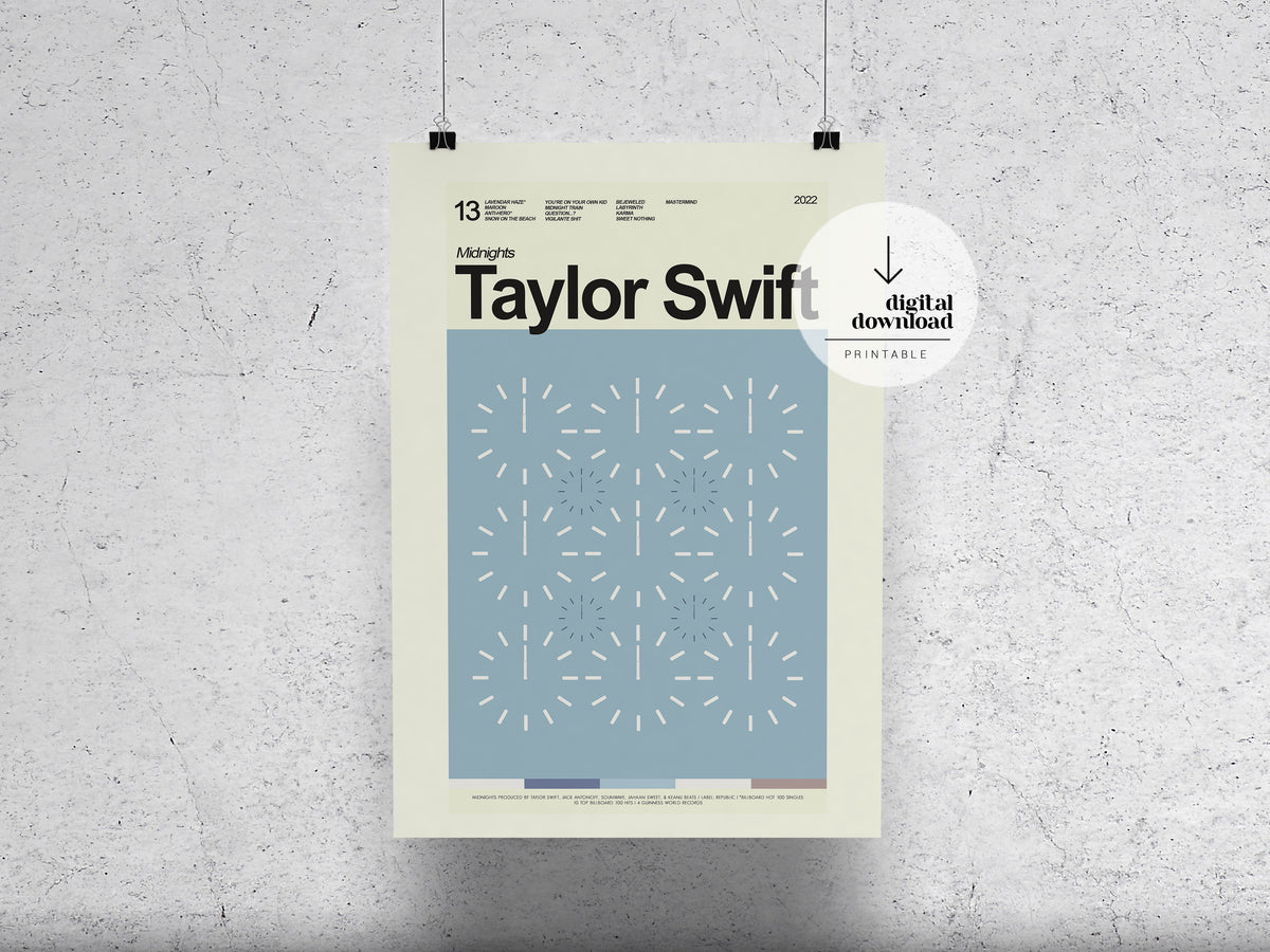Taylor Swift - Midnights | DIGITAL ARTWORK DOWNLOAD