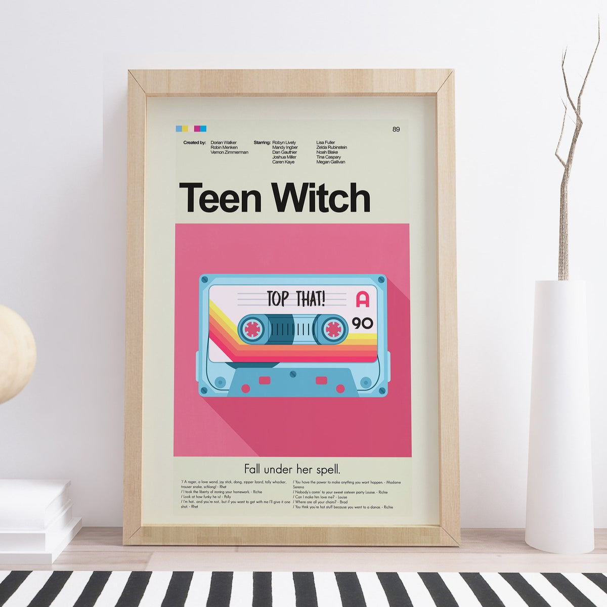 Teen Witch - Cassette Tape | 12"x18" or 18"x24" Print only