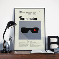 Load image into Gallery viewer, The Terminator Inspired Mid-Century Modern Print | 12&quot;x18&quot; or 18&quot;x24&quot; Print only
