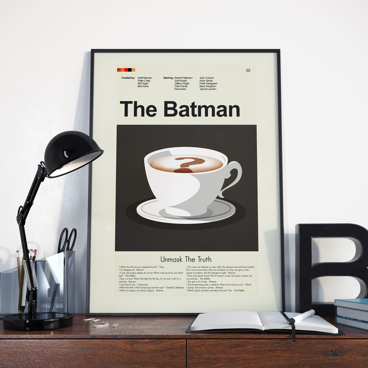 The Batman - Riddler Coffee | 12"x18" Print Only