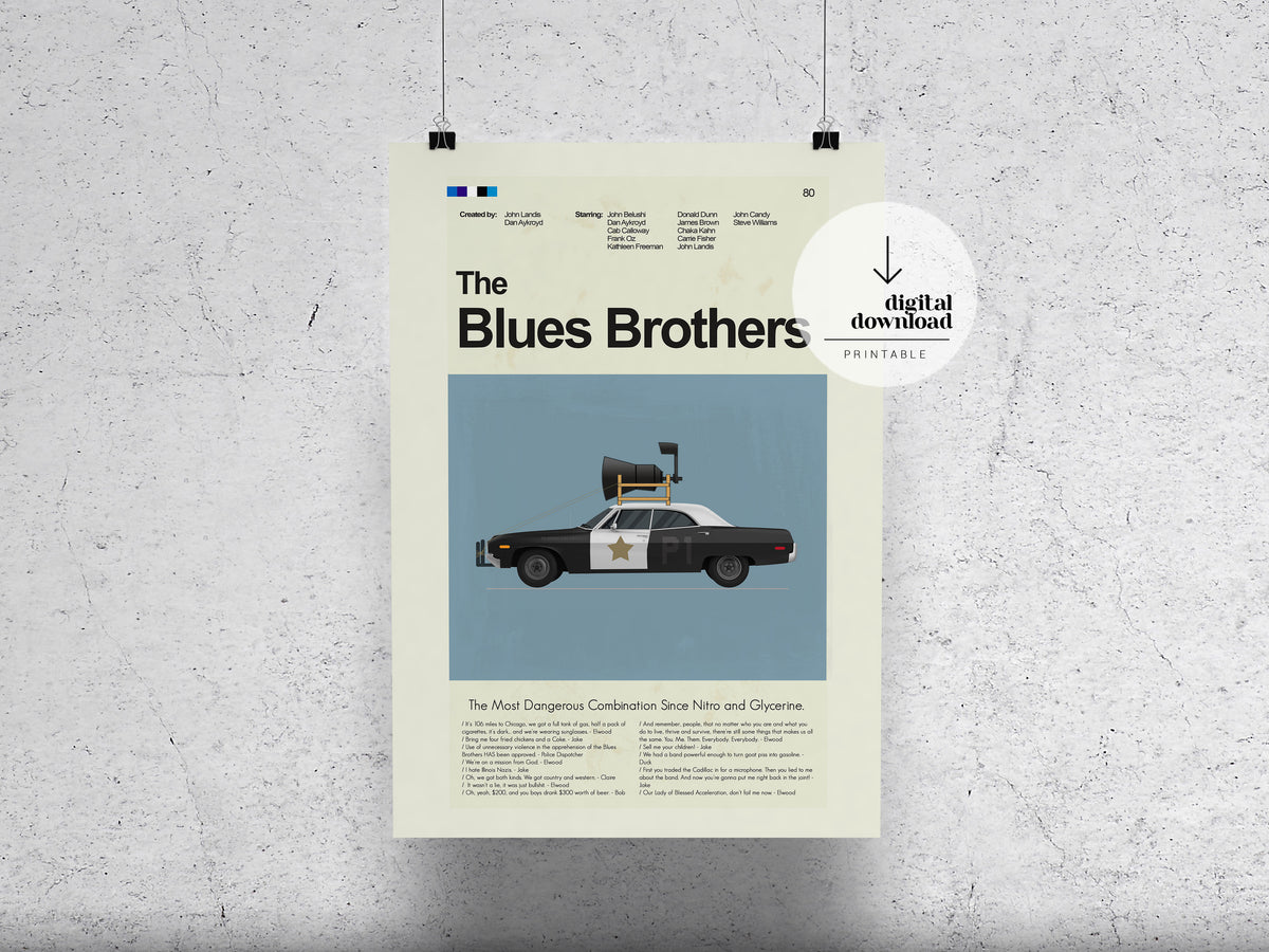 The Blue's Brothers | DIGITAL ARTWORK DOWNLOAD