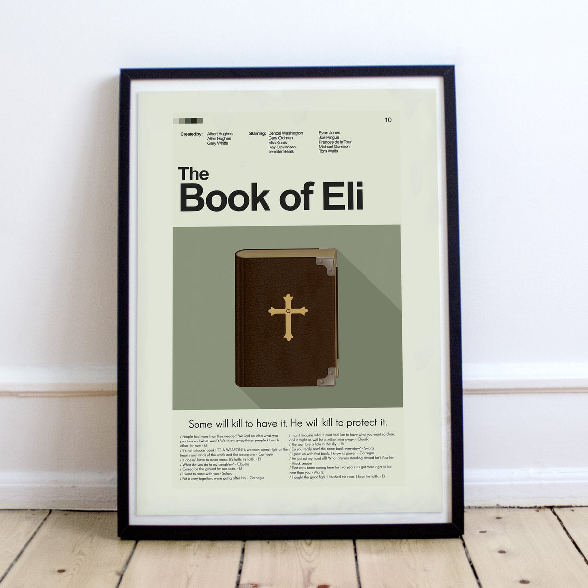 The Book of Eli - Book | 12"x18" or 18"x24" Print only