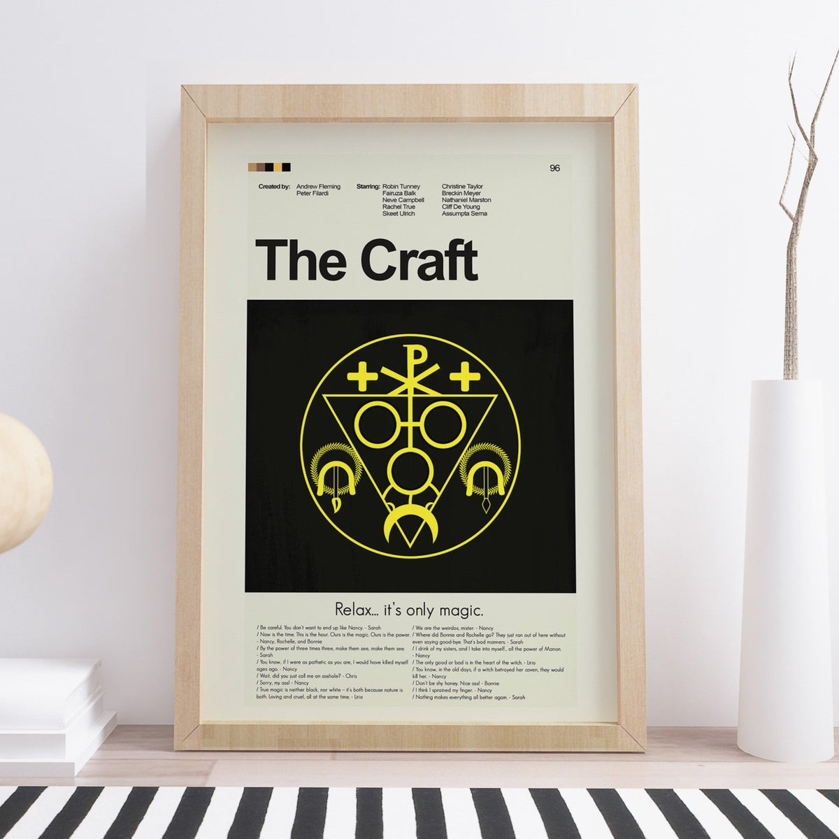 The Craft - Invocation of the Spirit Book Symbols  | 12"x18" or 18"x24" Print only