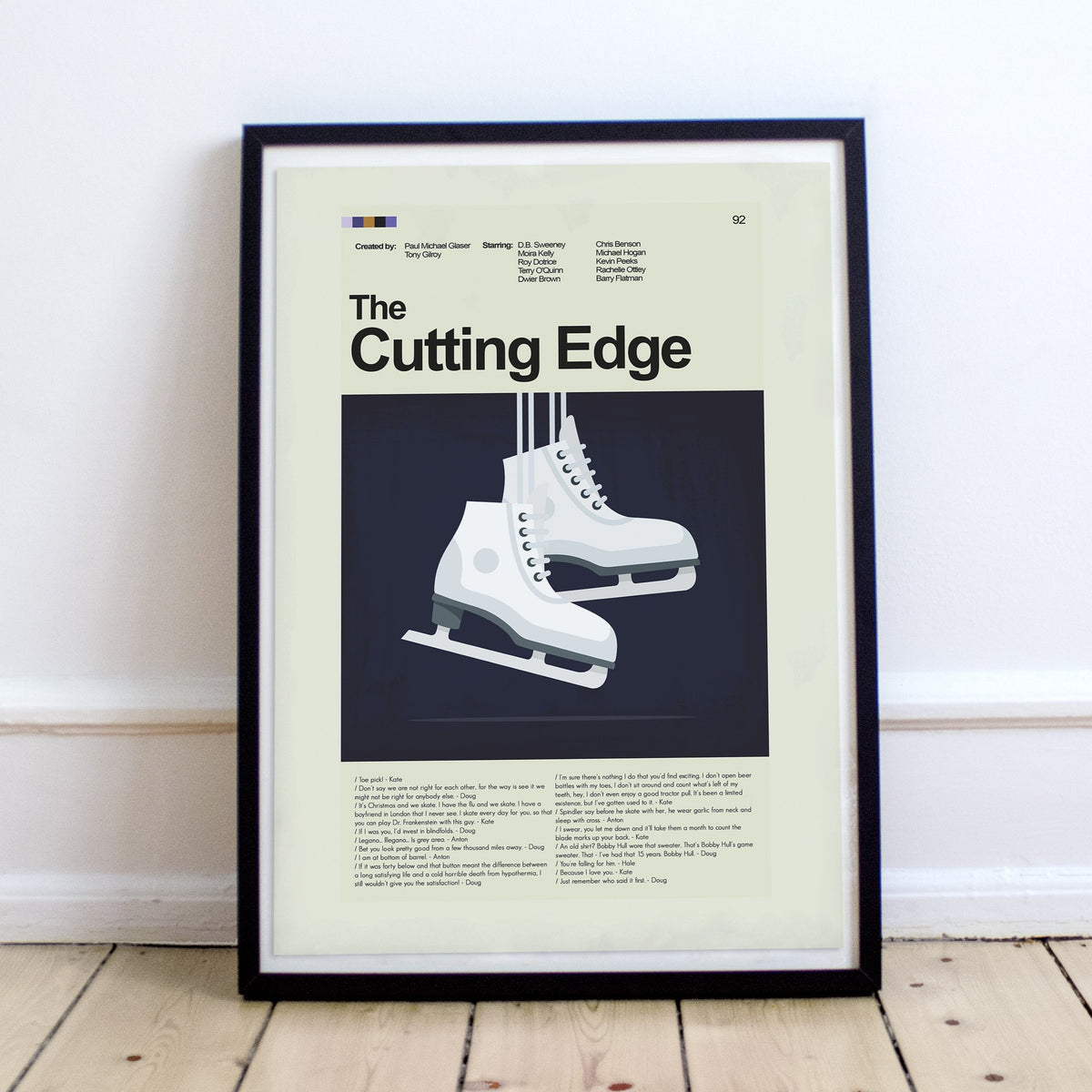 The Cutting Edge - Skates  | 12"x18" or 18"x24" Print only