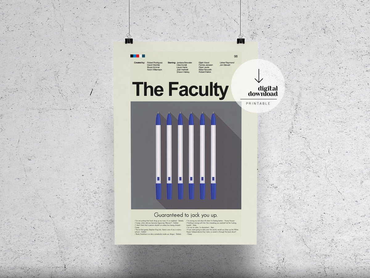 The Faculty | DIGITAL ARTWORK DOWNLOAD