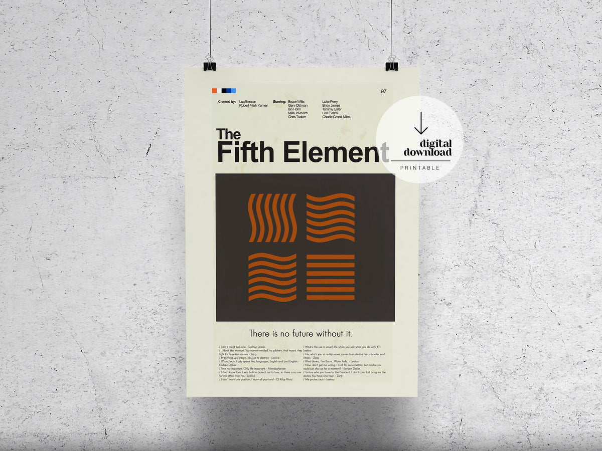 The Fifth Element | DIGITAL ARTWORK DOWNLOAD