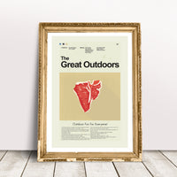 Load image into Gallery viewer, The Great Outdoors Inspired Mid-Century Modern Print | 12&quot;x18&quot; or 18&quot;x24&quot; Print only
