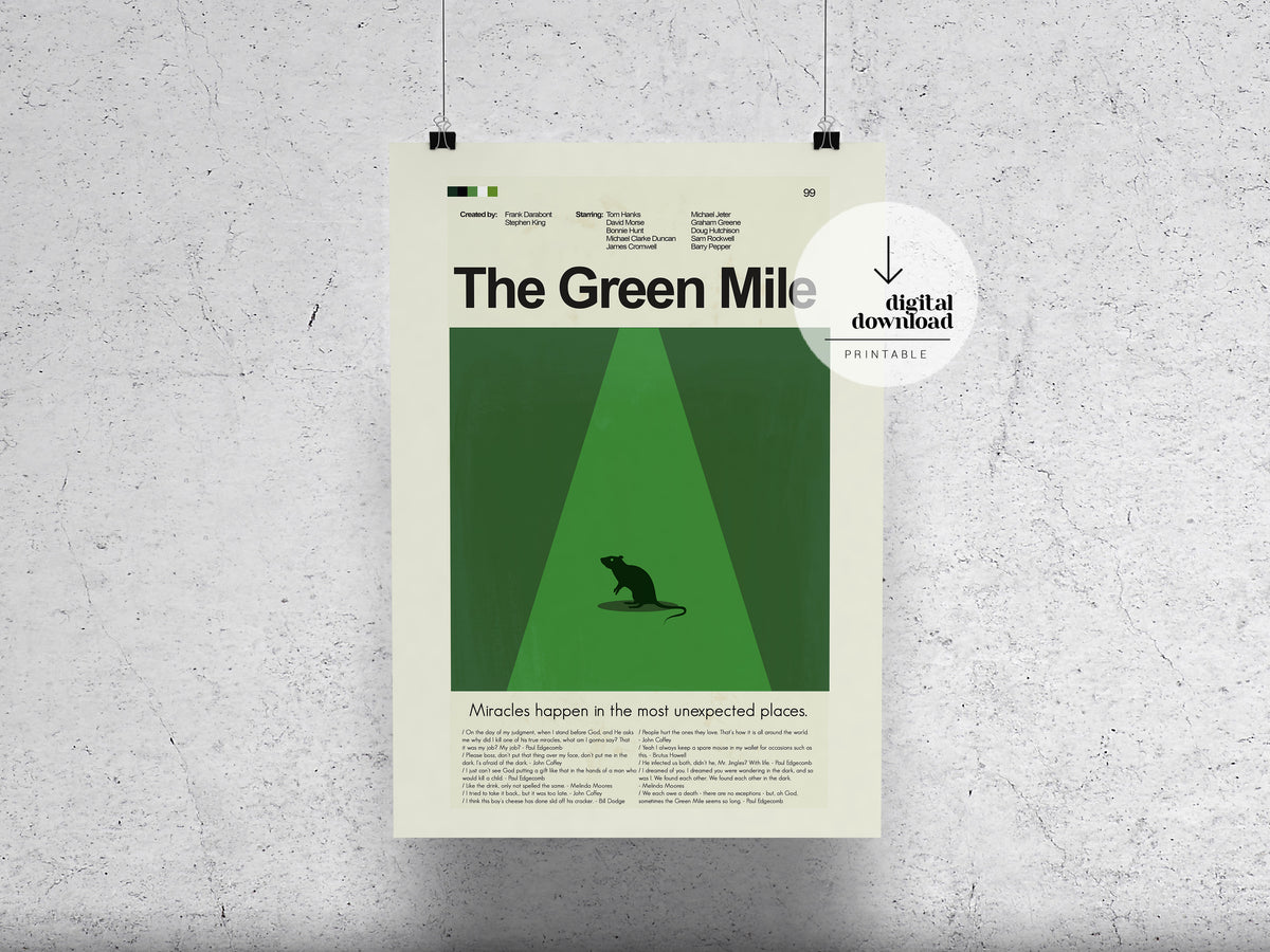 The Green Mile | DIGITAL ARTWORK DOWNLOAD