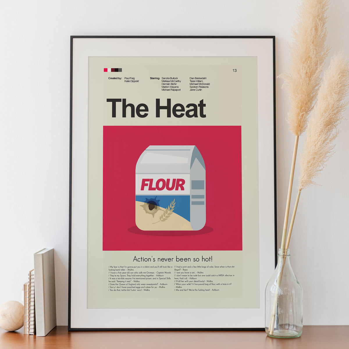 The Heat - Bag of Flour | 12"x18" or 18"x24" Print only