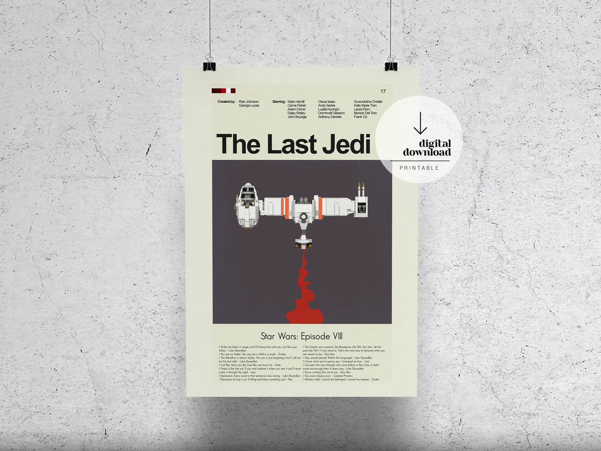 The Last Jedi | DIGITAL ARTWORK DOWNLOAD
