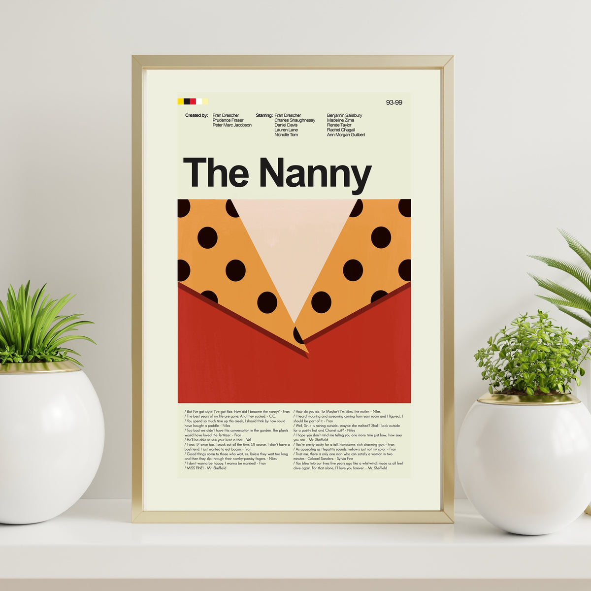 The Nanny - Red Jacket | 12"x18" or 18"x24" Print only